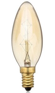 Лампа накаливания декоративная 40Вт С35 230в E14 винтаж Navigator