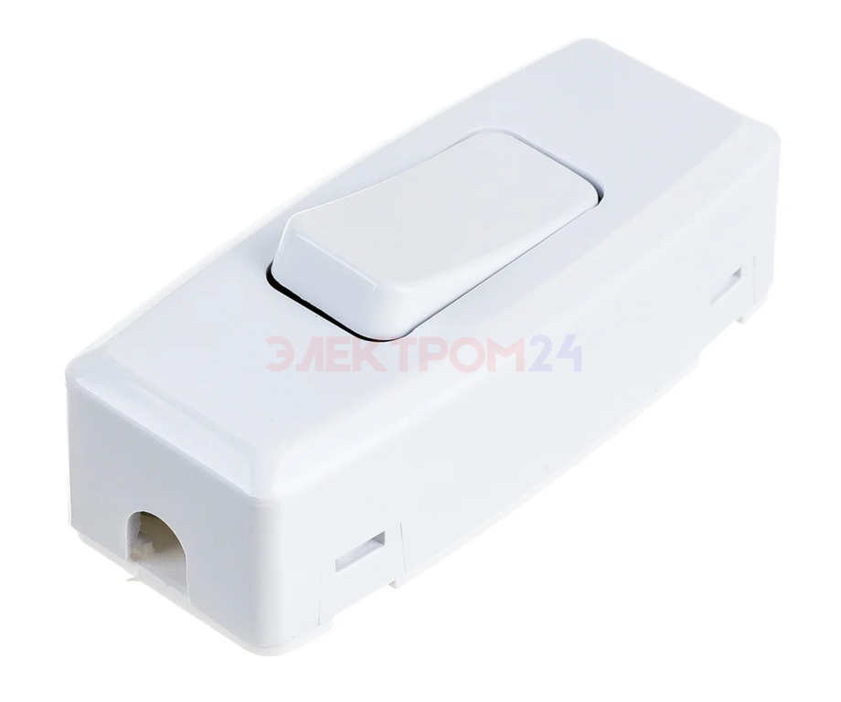 Выключатель для бра 10А 250В, Белый NE-AD Выключатель для бра 10А 250В, Белый NE-AD