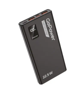 Внешний аккумулятор (Powerbank) GoPower PB03-10 10000mAh 3.0A 22.5W 2USB/Type-C черный