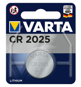 CR2025, Элемент питания литиевый (1шт) 3В, VARTA