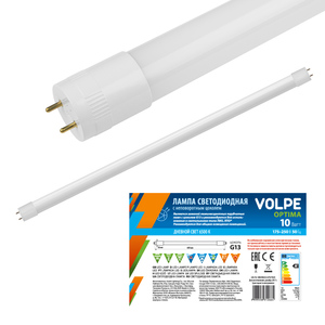 LED-T8-10W/NW/G13/FR/FIX/O Лампа светодиодная, матовый рассеиватель. Серия Optima. 4000К