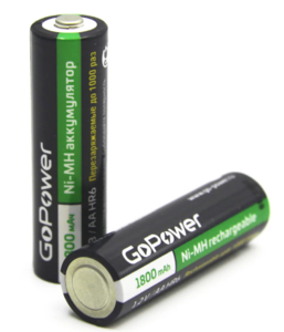Аккумулятор GoPower HR06 AA BL2 Ni-MH 1800mAh 2шт.