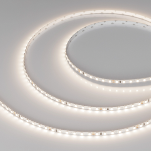 Светодиодная лента RT-A120-5mm 24V Day4000 (9.6 W/m, IP20, 2835, 5m) (Arlight, узкая)