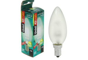 HCL-42/FR/E14 candle Лампа галогенная HCL-42/FR/E14 candle Лампа галогенная