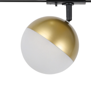 Трековый светильник для однофазного шинопровода Glob GX53 Латунь MRL 1015